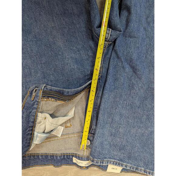 LEVI Strauss Signature Womens Heritage Original Wide Leg Jeans, Blue Oddity, 12 - Picture 8 of 9